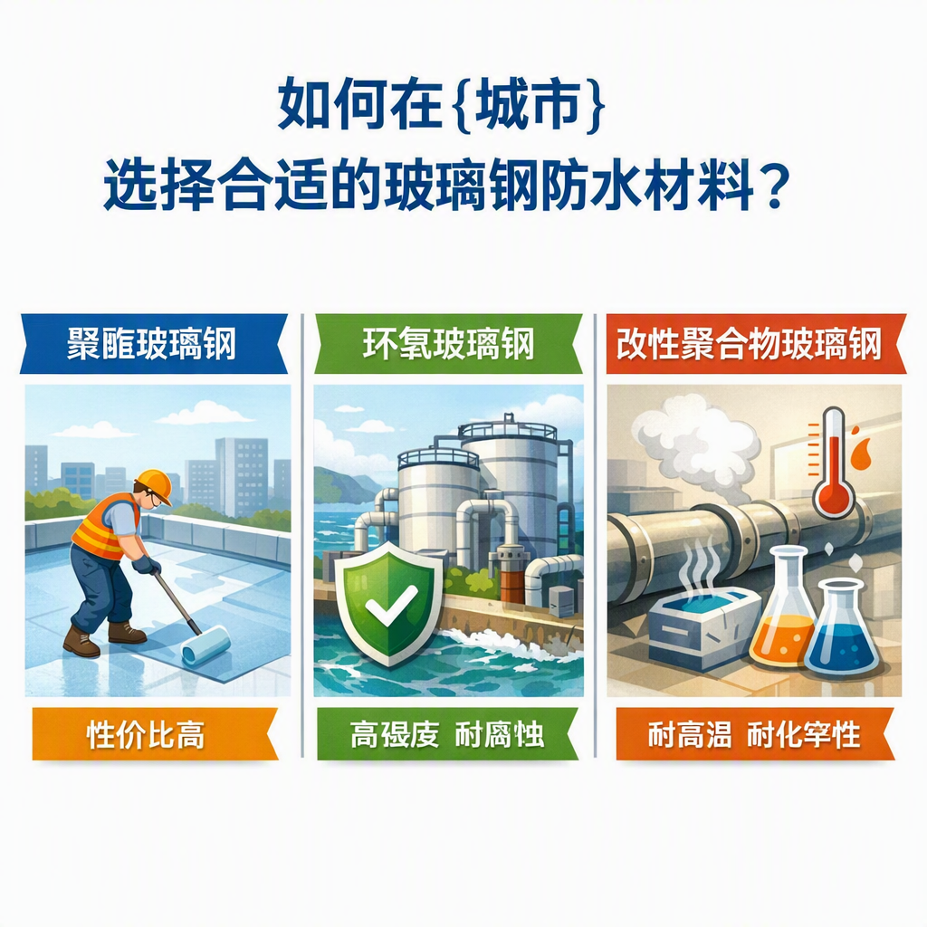 如何在和田选择合适的玻璃钢防水材料?