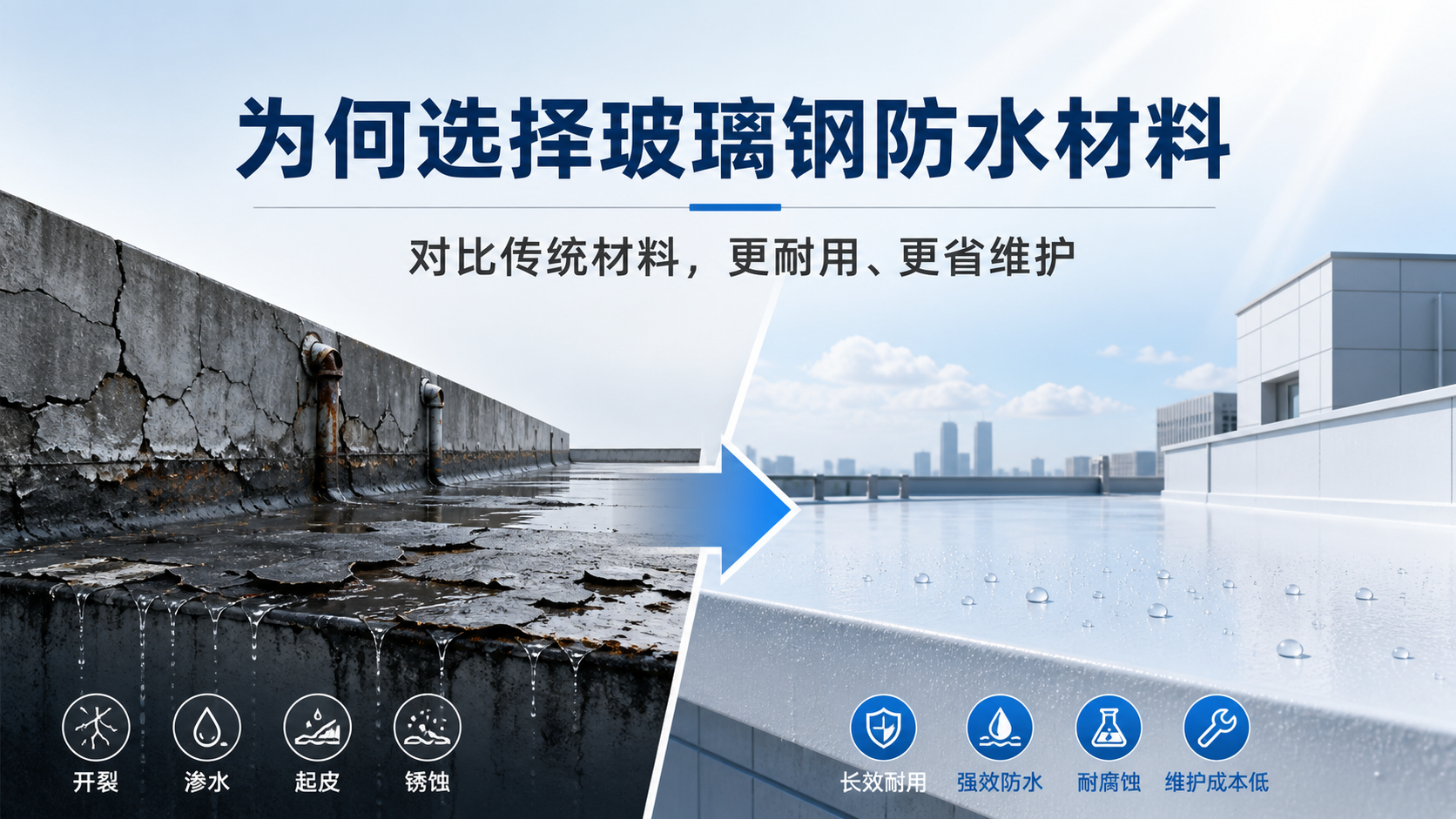 在和田，为何选择玻璃钢防水材料而非传统材料